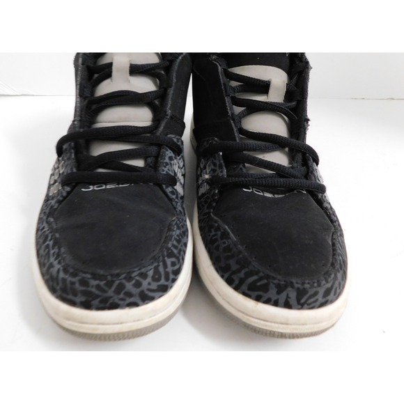 Jordan 1 Flight Black Gray Elephant‎ 372704-055 sz 7.5 M